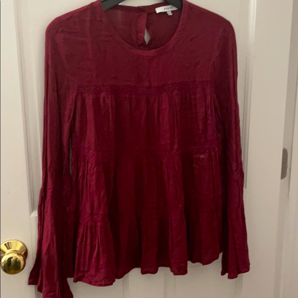 Shirt bourgandy